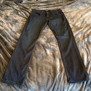 Paige federal dark wash jeans